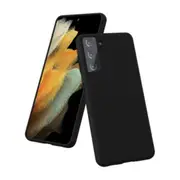 Samsung Galaxy S22 Ultra Compatible Case Cover With Liquid Silicone - Black