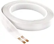 Perfk Hide Flat Audio Cable Lighting Power Line Practical Hide Speaker Wires Power Cable 23AWG for LED Lighting Connection Wall, 12mmx1m