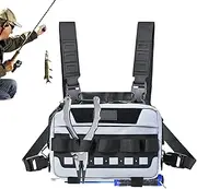 Motorcycle Chest Bag - Utility Chest Pack,Tackle Storage Jogging Carrier Lightweight Pouch for Women Men Cycling Workouts Hunting Camping Hiking