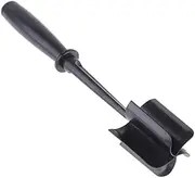 Poemtian Meat Chopper, 5 Curved Blades Meat Chopper Hamburger Chopper Potato Masher for Ground Beef, Heat Resistant Meat Masher for Hamburger Non Stick Hamburger Chopper, Mix and Chop Kitchen Tool