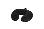 Korjo Neck Cushion Memory Foam Pillow Black Travel Accessories MEMBLK