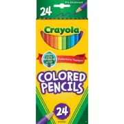 Crayola Colored Pencils, Assorted Colors, Pre-Sharpened, Adult Coloring, 24 Coun