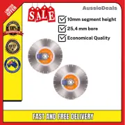 Set of 2 Husqvarna Diamond Blade 585421904 350mm Circular Saw 14 Inch VH5 Disc