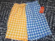 nwt Wonder Nation multi color check seersucker swim trunks boys 8 free ship US