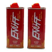 2 x Enuff Genuine Lighter Premium FLUID Fuel Petrol Refill 133ml