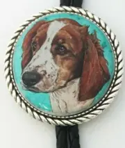 Springer Spaniel Dog Original Art Classic Bolo Tie