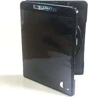 10pcs x 4K Ultra HD Black Blu Ray Case- Stores any DVD/Blu Ray/Games Disc