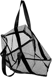 [ERINGOGO] Transparent Large Mesh Beach Bag Durable Oversized Tote for Family Beach Gear Grocery Storage Convenient Design for Easy Access to Essentials
