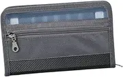 Xgdsnly File Organizer A4 Accordion Folder with Zipper Sorty 13 Bags School Student Paper Storage Bags, Clear