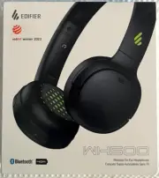 Edifier WH500 Wireless On-Ear Headphones Bluetooth Lightweight Foldable NEW NIB