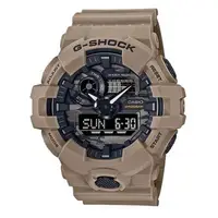 在飛比找森森購物網優惠-【CASIO 卡西歐】G-SHOCK 雙顯男錶 迷彩 樹脂錶