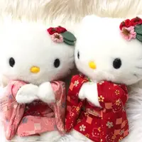 在飛比找蝦皮購物優惠-日本進口Hello Kitty高25和服娃娃類毛海高級材質正