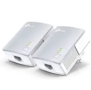 TP-Link TL-PA4010 KIT AV600 Powerline Ethernet Adapter Starter Kit 600Mbps HomePlug AV 1xLAN Port 300m Range Plug & Play Mini Size