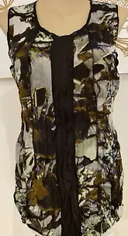 plus sz S-M 18 TS TAKING SHAPE Deluxe Crush Tunic Top soft draping Top NWT