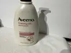 Aveeno Creamy Oil Moisturizer Nourishes Dry Skin Non Greasy 12 Oat & Almond Oil
