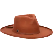 Biltmore Ladies Rebel Heart Rust Wool Felt Hat BF138-RUST