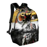 New Dragon Ball Backpack Cartoon Children Boys Girls School Bags Lightweight Students Waterproof Large Capacity Backpack Light Grey