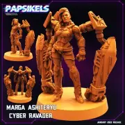 Marga Ashiteryu Cyber Ravager | Cyberpunk | Papsikels | 32mm scale