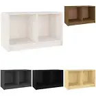 Solid Pinewood TV Cabinet Black Media Console Table TV Stand Furniture vidaXL