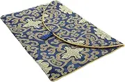 SOPOTUTU Embroidery Brocade Pouch for Buddhist Scriptures Storage Lightweight and Covering Holder for Travel Hiking and Organizing Sundries for Loved Ones