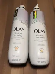 Lot of 2 Olay Elasticity Boosting Collagen Peptide Serum Complex Body Wash-20 Oz