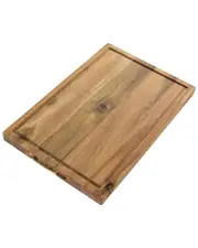 Kenmore Archer 21In Acacia Wood Cutting Board With Groove Handles