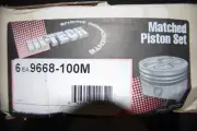Hi-Tech 9668-100M (.040) Set of 6 Pistons for Toyota 2VZFE