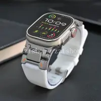 在飛比找蝦皮商城精選優惠-改裝探索者 柔軟斜纹矽膠表带 適用蘋果手錶Apple Wat