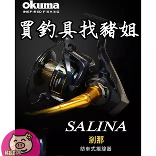 ❤️特價中❤️ Okuma SALINA 剎那 輕量剛性海水紡車捲線器 捲線器 大物 ✿豬姐釣具✿