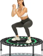 450 Lbs Mini Trampoline for Adults, Indoor Small Rebounder Exercise Trampoline f