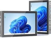 HEIGAOLA Mini PC 12th Gen N100 Win 11 Pro 7" Screen 16GB RAM 512GB ROM Mini PC with Screen USB-C Mini Computer WiFi 5 BT 5.0 4K Display HDMI Dual 2.5GbE Desktop Computer (16+512 with Screen)