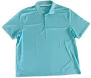 Amazon Essentials Aqua Blue Polo Shirt XXL