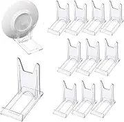 Acrylic panel stand, panel stand Plastic stand Adjustable decorative panel stand Decorative panel stand for displaying pictures or plates, home office supplies Holiday Party decorations (12 pieces)