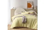 Hugo Butter Cotton Gauze Quilt Cover Set by Vintage Design Homewares