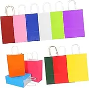 GETAJGHSD 24pcs Party Favor Bags Large Paper Handheld Candy Containers for Reusable Multipurpose Pouches for Baby Showers Weddings Birthdays