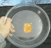 Vintage Pyrex Clear Glass Rimmed Pie Plate # 209 9 inch Original Label New