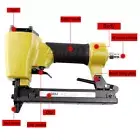 Professional Grade Air Pneumatic Upholstery Stapler,Upholstery Fine Staple Gun