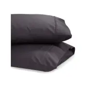 MyHouse Ashton Pillow Case Pack Standard 48X73cm - Graphite
