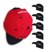 1-10Pcs Hat Hooks Baseball Cap Rack Adhesive Hangers Home Hanging Organizer Clot
