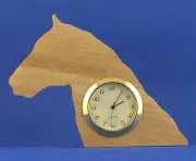 Horse Mini Clock - Hand cut w/ choice of insert