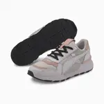 PUMA RS 2.0 FUTURA 女款白粉灰麂皮休閒運動鞋-NO.37401104