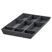 UPPDATERA adjustable organiser for drawer, grey, 40 cm