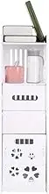 LOCADENCE Bathroom Storage Cabinet, Bathroom Floor Cabinet, 3 Layer Bathroom Shelf Cabinet for Living Room, Entryway, Kitchen