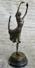 Detail Prima Ballerina Bronze Sculpture Art Nouveau Deco Figurine statue