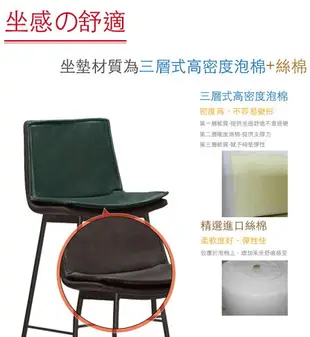 【綠家居】萊瑪亞 現代風透氣皮革高吧台椅2入組合(二色可選＋二張組合出貨)