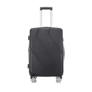 SwissTech Explorer 78.4L/66cm Checked Suitcase Luggage Travel Trolley Bag Black