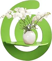 Swirl Storage Wall Shelf - Wooden Wall Plant Shelf,Creative Wall Storage Rack, Decorative Wall Altar Shelf For Nursery Bedroom