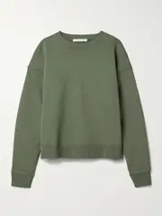 [SLVRLAKE] SLVRLAKE - Cotton-jersey Sweatshirt - Army green - x small x small Green