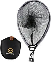 Folpus Portable Folding ing Net Hand Landing Net Lightweight Foldable Landing Travel Storage ing for Saltwater