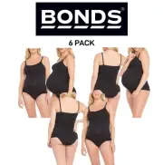 Bonds Womens Maternity Contour Singlet Extra Support and Comfort 6 Pack YYCUY